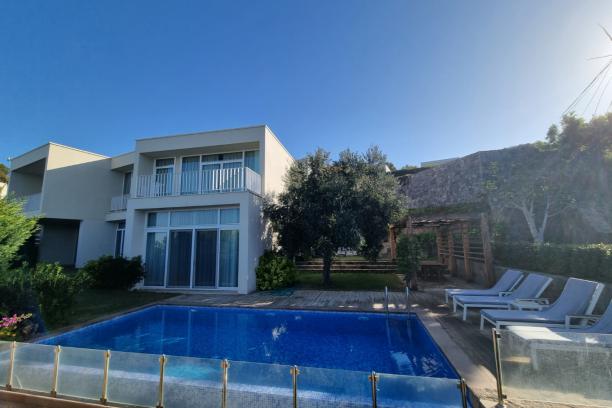 4+1 Sea View Villa with Private Pool and Private Beach in Bodrum Yalıkavak