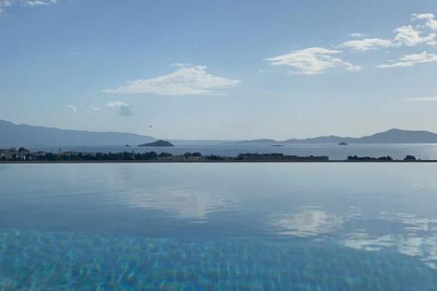 4+1 Villa with Sea View and Private Pool in Bodrum Kadıkalesi