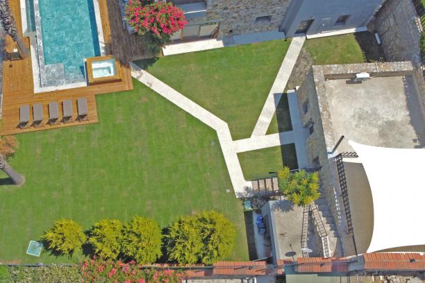 6+1 Villa with Sea View, Private Pool and Jacuzzi in Bodrum Torba