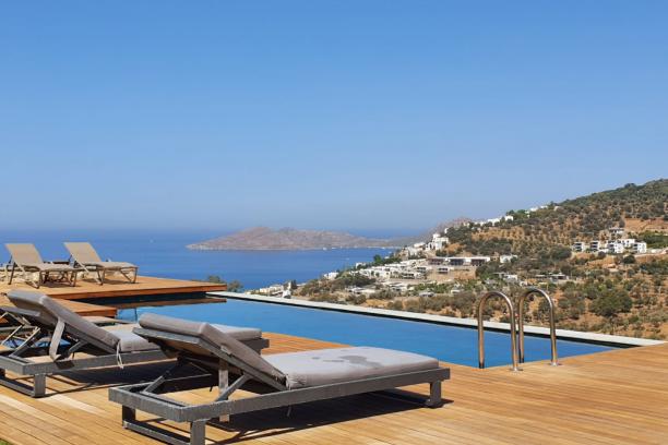 4+1 Villa with Private Pool and Sea View in Bodrum Yalikavak
