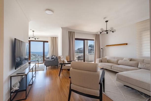4+1 Villa with Private Pool and Sea View in Bodrum Center