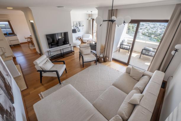 4+1 Villa with Private Pool and Sea View in Bodrum Center