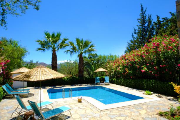 Conservative 3+1 Villa for Rent with Private Pool in Bodrum Dereköy