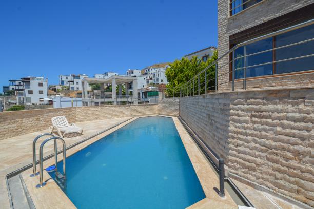  Sea View Villa with Private Pool in Kadıkalesi, Turgutreis, Bodrum