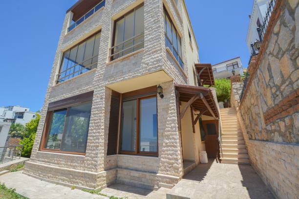  Sea View Villa with Private Pool in Kadıkalesi, Turgutreis, Bodrum