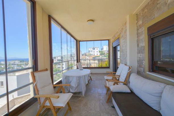  Sea View Villa with Private Pool in Kadıkalesi, Turgutreis, Bodrum