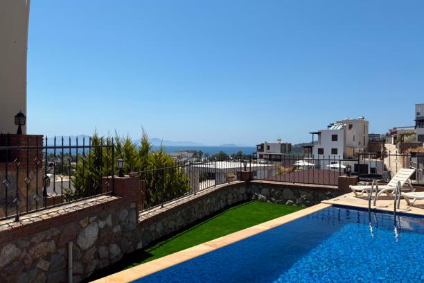 Sea View Villa with Private Pool in Kadıkalesi, Turgutreis, Bodrum