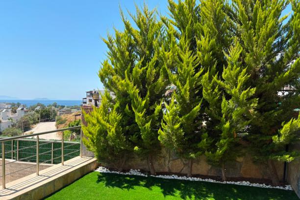  Sea View Villa with Private Pool in Kadıkalesi, Turgutreis, Bodrum