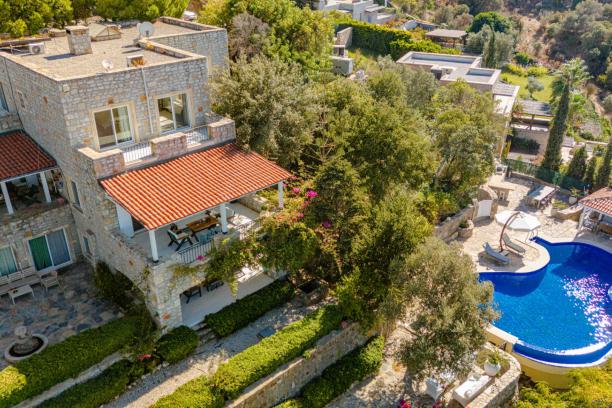 5+1 Private Pool and Unique Sea View Conservative Villa in Bodrum Yalıkavak