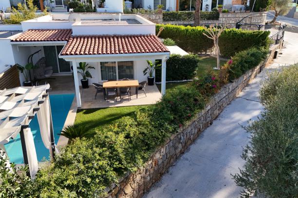 detached villa with private pool in bodrum torba