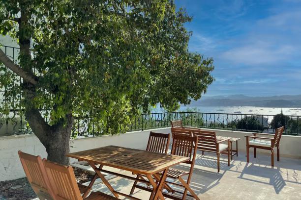 Villa for rent in Bodrum Center with private pool and sea view.