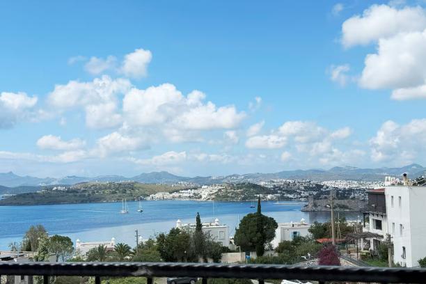 Villa for rent in Bodrum Center with private pool and sea view.