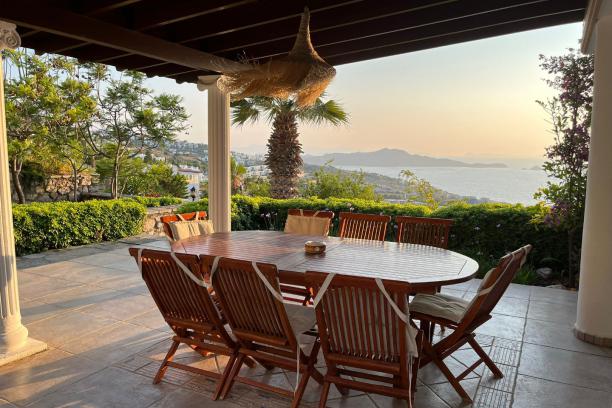 Villa for Rent with Private Pool and Sea View in Bodrum Yalıkavak