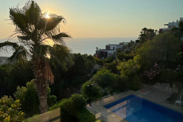 Villa for Rent with Private Pool and Sea View in Bodrum Yalıkavak